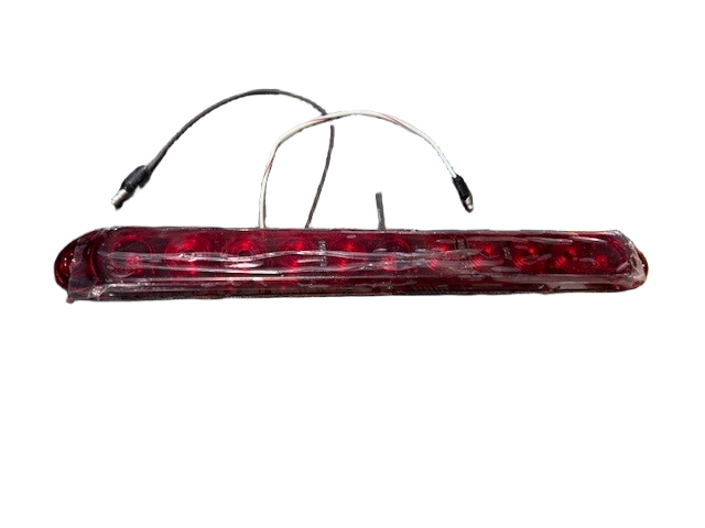 012166.0000 Featherlite Light C/M 3 LED 12V BAR 15.5x1.6 RED