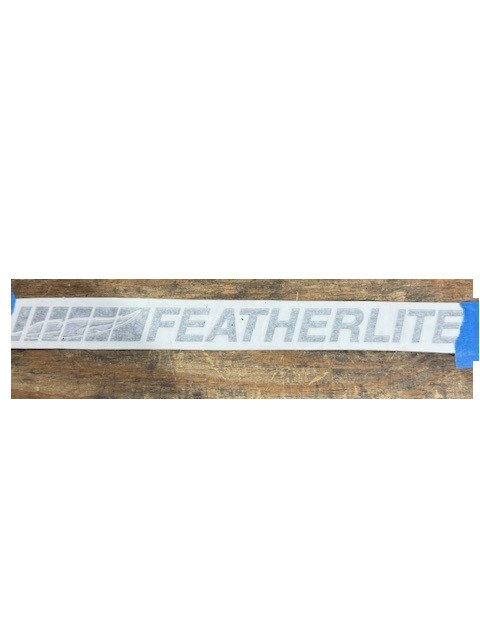 045448.0002 Featherlite decal 1''x13''