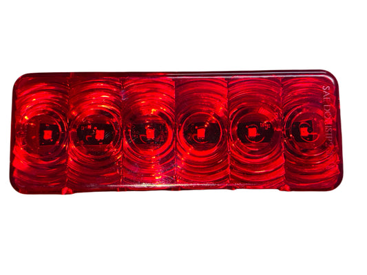 012486 - Featherlite Wrap-Around Stop/Tail/Turn Light - LED - New Style - 2.625"x6"x1.5"