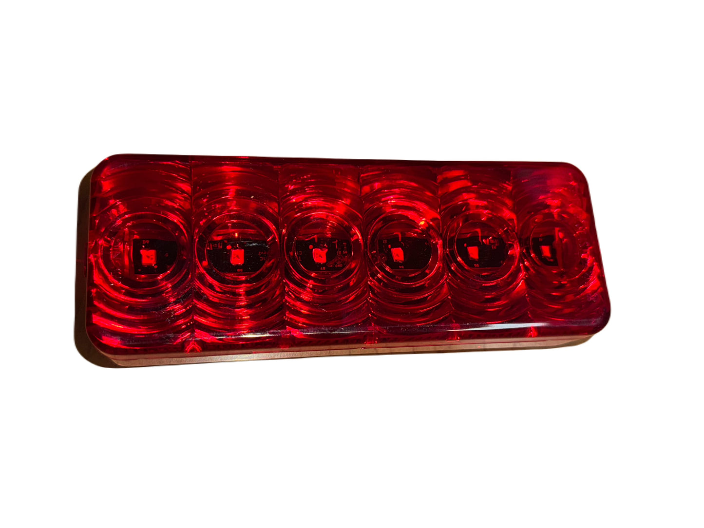 012486 - Featherlite Wrap-Around Stop/Tail/Turn Light - LED - New Style - 2.625"x6"x1.5"